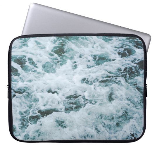 SEEWASSER AUF FOCUS FOTOGRAFIE LAPTOPSCHUTZHÜLLE (Vorderseite)