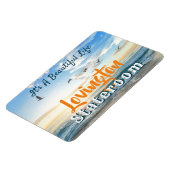 Seewasser Landschaftliches Foto Cruise Room Monogr Magnet (Linke Seite)