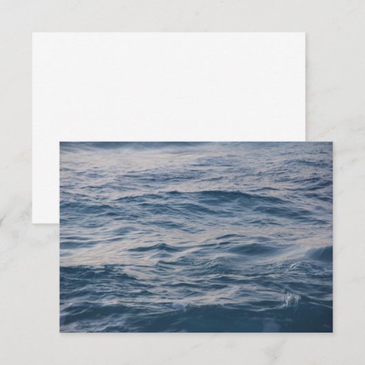 Seewasserdichte Dankeskarte (Vorne/Hinten)