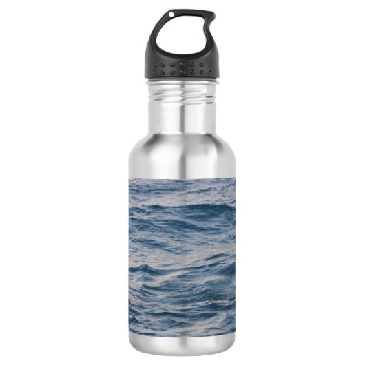 Seewasserdichte Edelstahlflasche (Vorderseite)