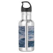 Seewasserdichte Edelstahlflasche (Rückseite)