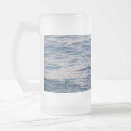 Seewasserdichte Mattglas Bierglas (Links)