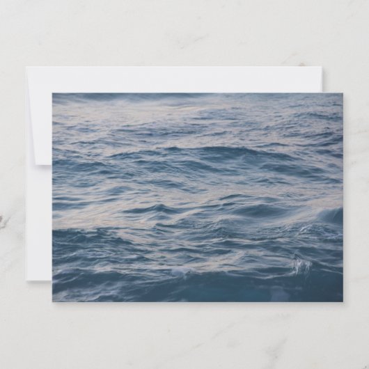 Seewasserdichte Mitteilungskarte (Vorderseite)