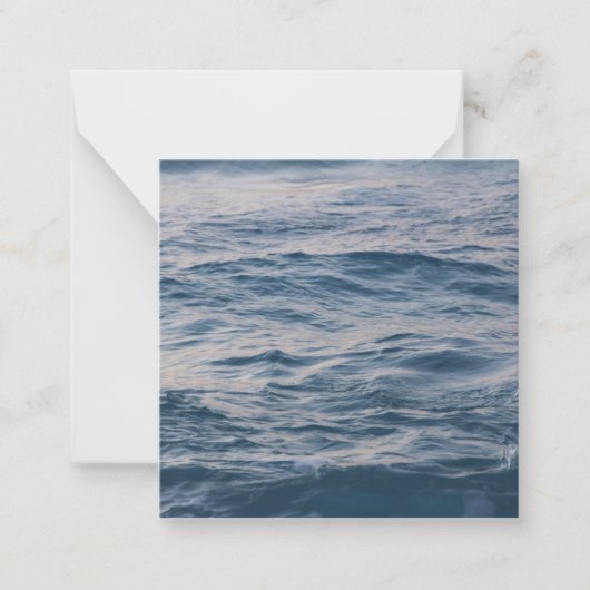 Seewasserdichte Mitteilungskarte (Vorderseite)