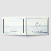 Seewasserfarbe Seezungenmonographie Gästebuch (Voll)