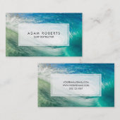 Seewassersurflehrer Beruflich Visitenkarte (Vorne/Hinten)