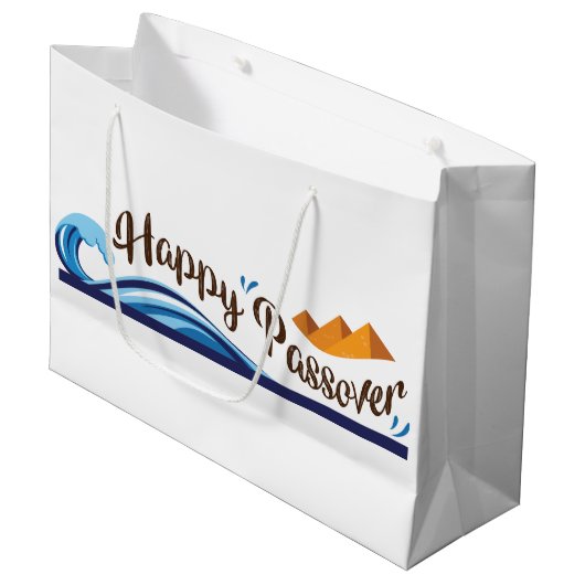 Seeweg Große Geschenktüte (Vorderseite Schrägansicht)