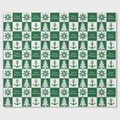 Seeweihnachten Geschenkpapier (Flach)