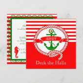 SeeweihnachtsParty Einladung (Vorne/Hinten)