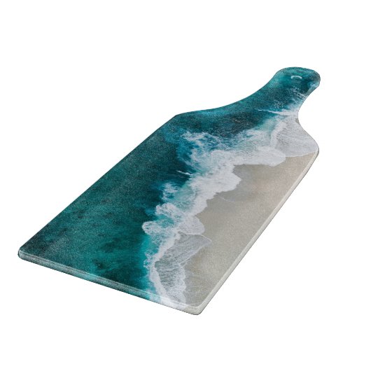 Seewellen - Malediven-Ufer Schneidebrett (Ecke)