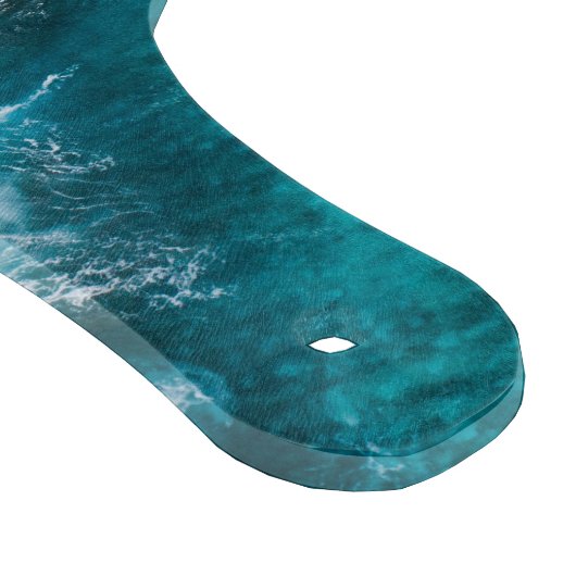 Seewellen - Malediven-Ufer Schneidebrett (Ecke)