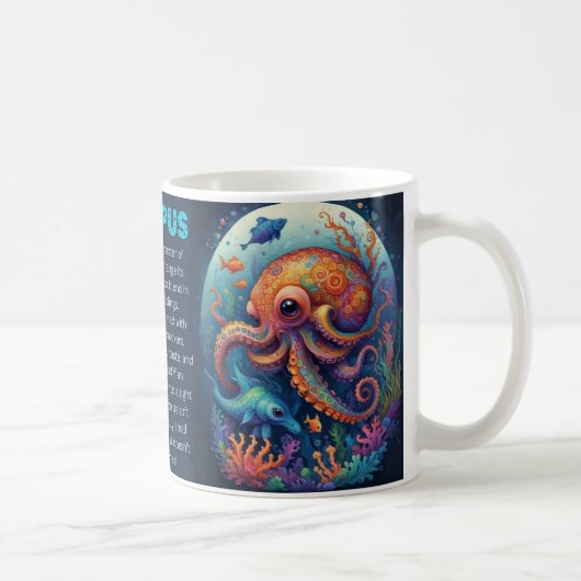 SEEWELT - Oktopus Kaffeetasse (Rechts)