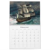 Seewelten durch Lisa C. Weber 18-monatig, Schiffe Kalender (Feb 2027)