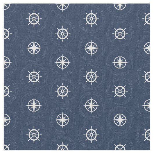 Seewerkzeug-Muster Stoff (Nahaufnahme)