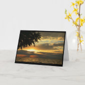 Seewinnebago-Sonnenuntergang Karte (Gelbe Blume)