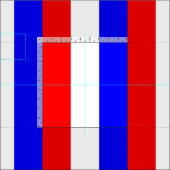 Seezeichen-Code-Flaggen-Buchstabe T "Tango " Stoff (Kachel)