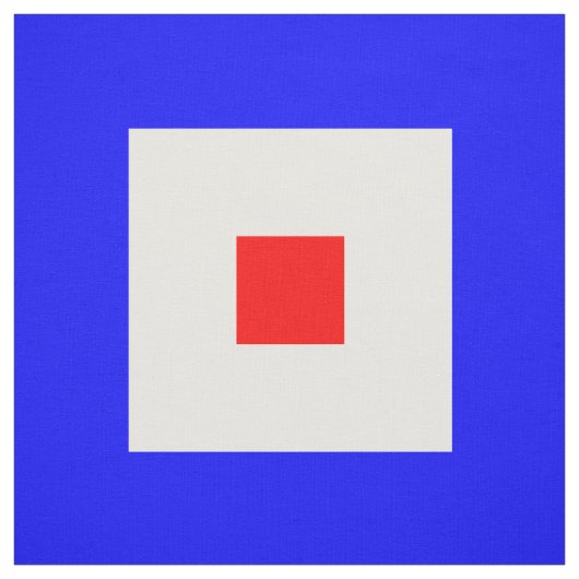 Seezeichen-Code-Flaggen-Buchstabe W "Whisky " Stoff (Muster)