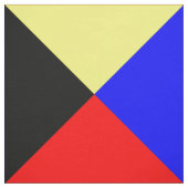 Seezeichen-Code-Flaggen-Buchstabe Z "Zulu " Stoff (Muster)