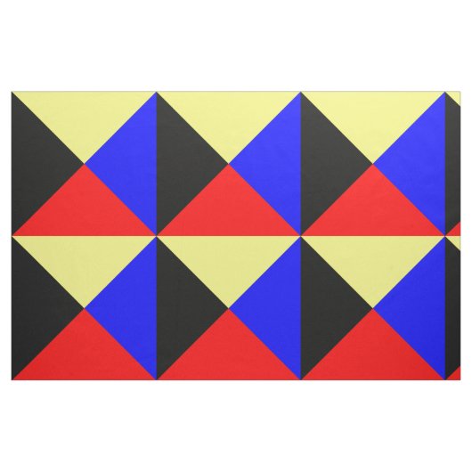 Seezeichen-Code-Flaggen-Buchstabe Z "Zulu " Stoff (Fat Quarter (45,7 x 55,9 cm))