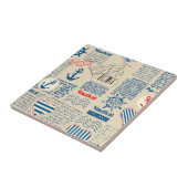 Seezeitungs-Muster Fliese (Seite)