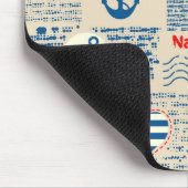 Seezeitungs-Muster Mousepad (Ecke)