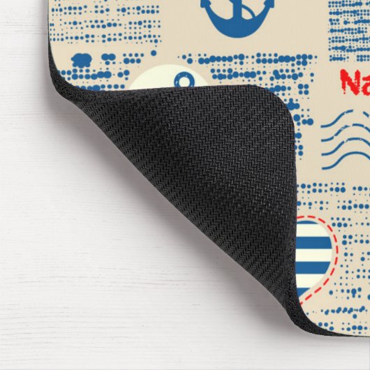 Seezeitungs-Muster Mousepad (Ecke)