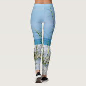 Seeziegel im weißen Sand Leggings (Rückseite)