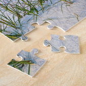 Seeziegel im weißen Sand Puzzle (Seite)