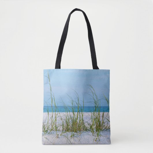 Seeziegel im weißen Sand Tasche (Vorderseite)