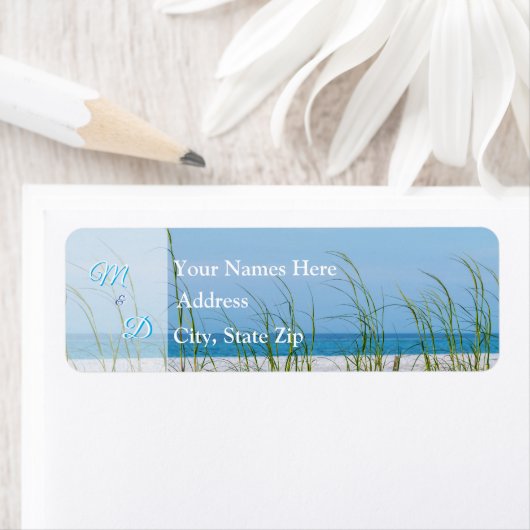 Seeziegel in weißem Sand (Insitu)