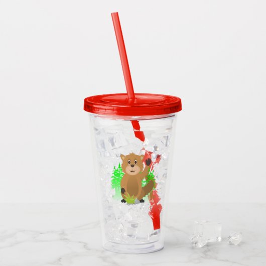 Seezunge Acryltrinkbecher (Vorderseite Ice)