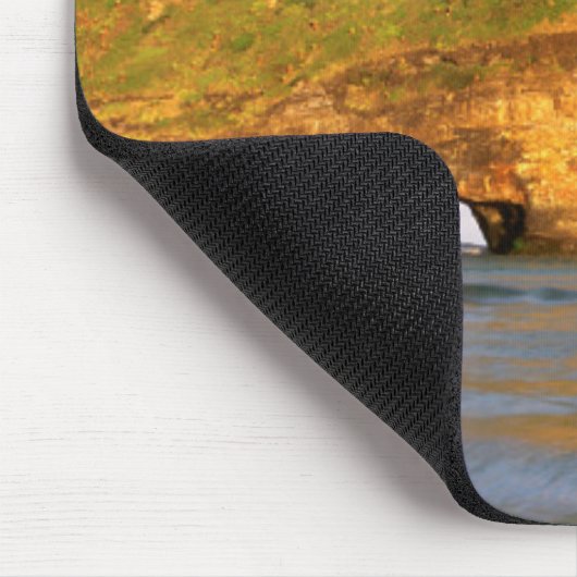 Seezunge an der wilden Küste Mousepad (Ecke)