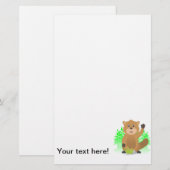 Seezunge Briefpapier (Vorne/Hinten)