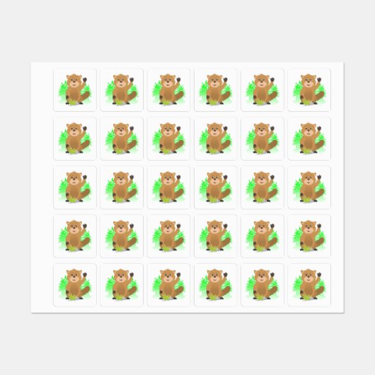 Seezunge Etiketten (Blatt)