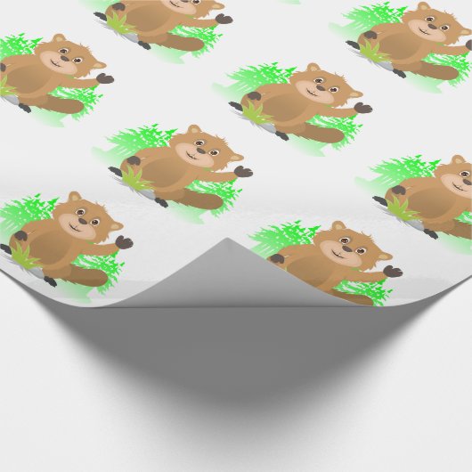 Seezunge Geschenkpapier (Ecke)