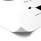 Seezunge, Kanarie, Reiseplakat Poster (Ecke)