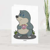 Seezunge mit Donut Karte (Rückseite)