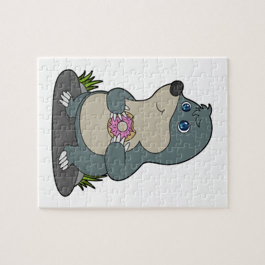 Seezunge mit Donut Puzzle (Horizontal)