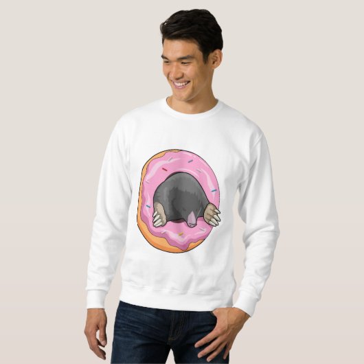 Seezunge mit Donut Sweatshirt (Vorne ganz)