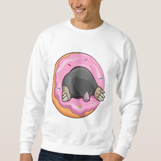 Seezunge mit Donut Sweatshirt (Vorderseite)