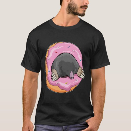 Seezunge mit Donut T-Shirt (Vorderseite)