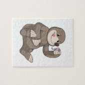 Seezunge mit Erdwurm Puzzle (Horizontal)