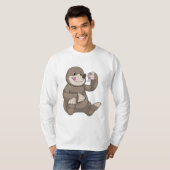 Seezunge mit Erdwurm T-Shirt (Vorne ganz)