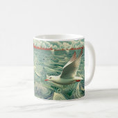 Seezunge mit Seagull-Tasse Kaffeetasse (VorderseiteRechts)