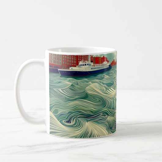 Seezunge mit Seagull-Tasse Kaffeetasse (Links)