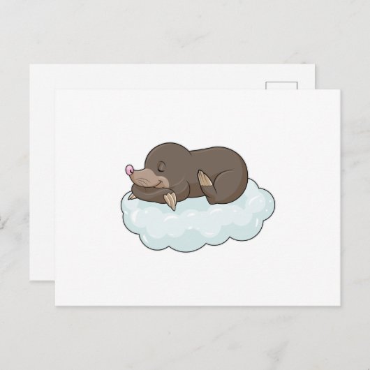 Seezunge Postkarte (Vorne/Hinten)