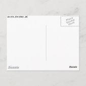 Seezunge Postkarte (Rückseite)