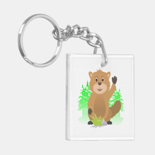 Seezunge Schlüsselanhänger (Vorderseite links)