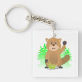 Seezunge Schlüsselanhänger (Vorderseite)