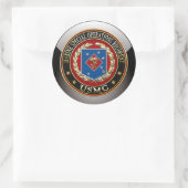 Seezungenregelung (MSOR) [3D] Runder Aufkleber (Tasche)